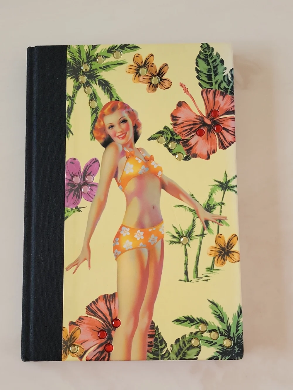 NWOT Retro Hawaiian Pinup Girl Lined Journal By Havoc Publishing